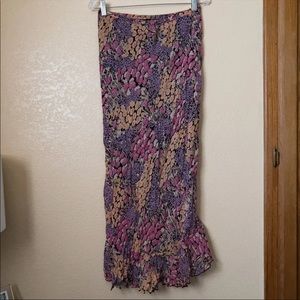 Vintage Zero Zero 100% Rayon Skirt